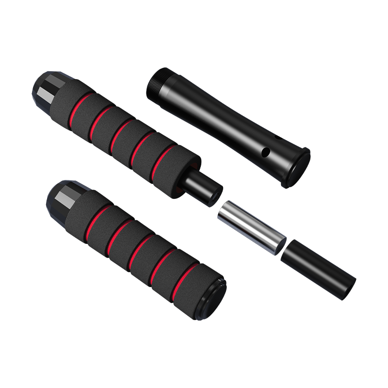 Corde à sauter à poignée en éponge TS-2 à 5 fentes pour adultes