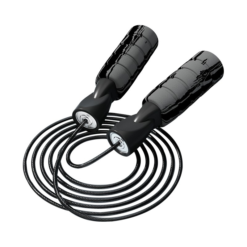 Graffiti de couleur TS-4/corde à sauter à poignée en mousse éponge de couleur unique pour adultes