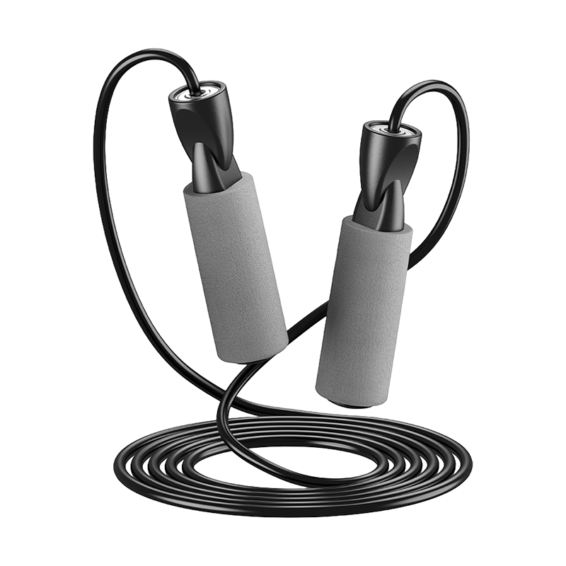 Graffiti de couleur TS-4/corde à sauter à poignée en mousse éponge de couleur unique pour adultes