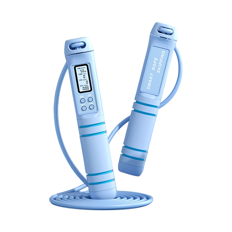 Corde à sauter à comptage électronique avec poignée ABS/mousse TS-45